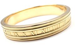 Tiffany & Co. Atlas Gold Bangle Bracelet