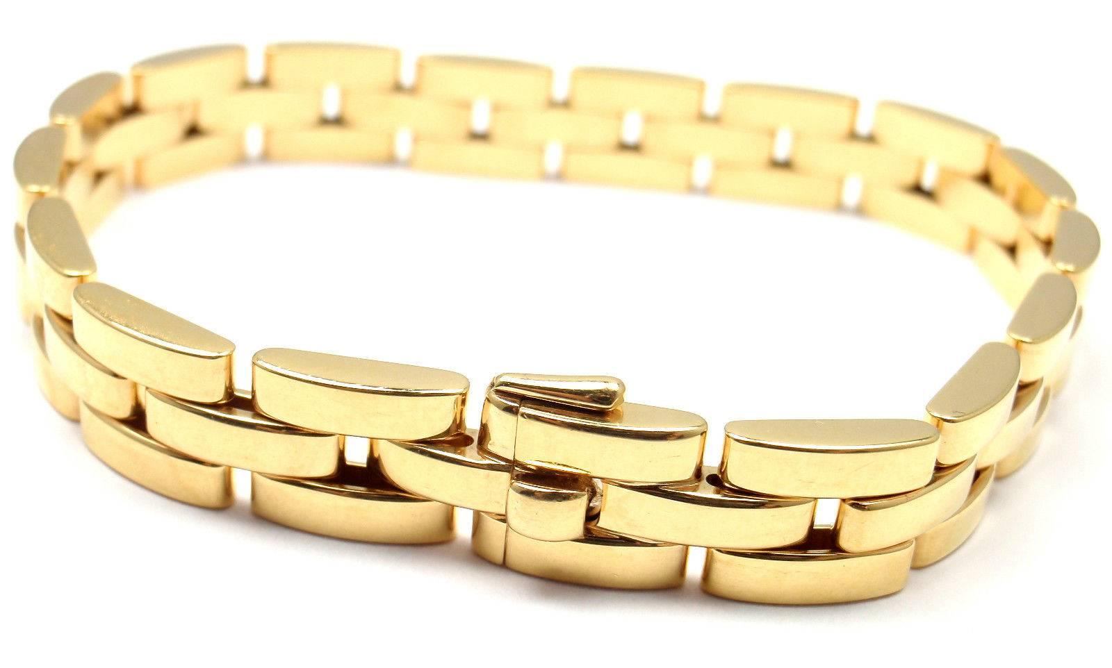 cartier panther link bracelet