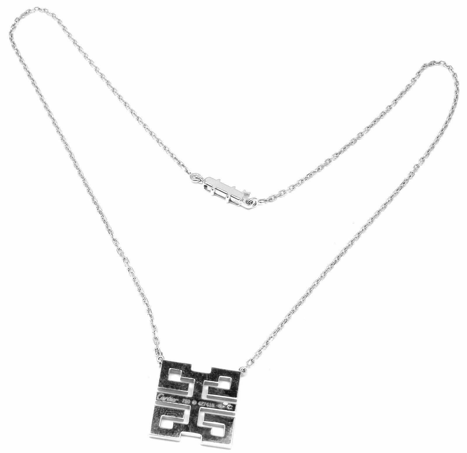 Cartier Baiser du Dragon Diamond Gold Pendant Necklace 1