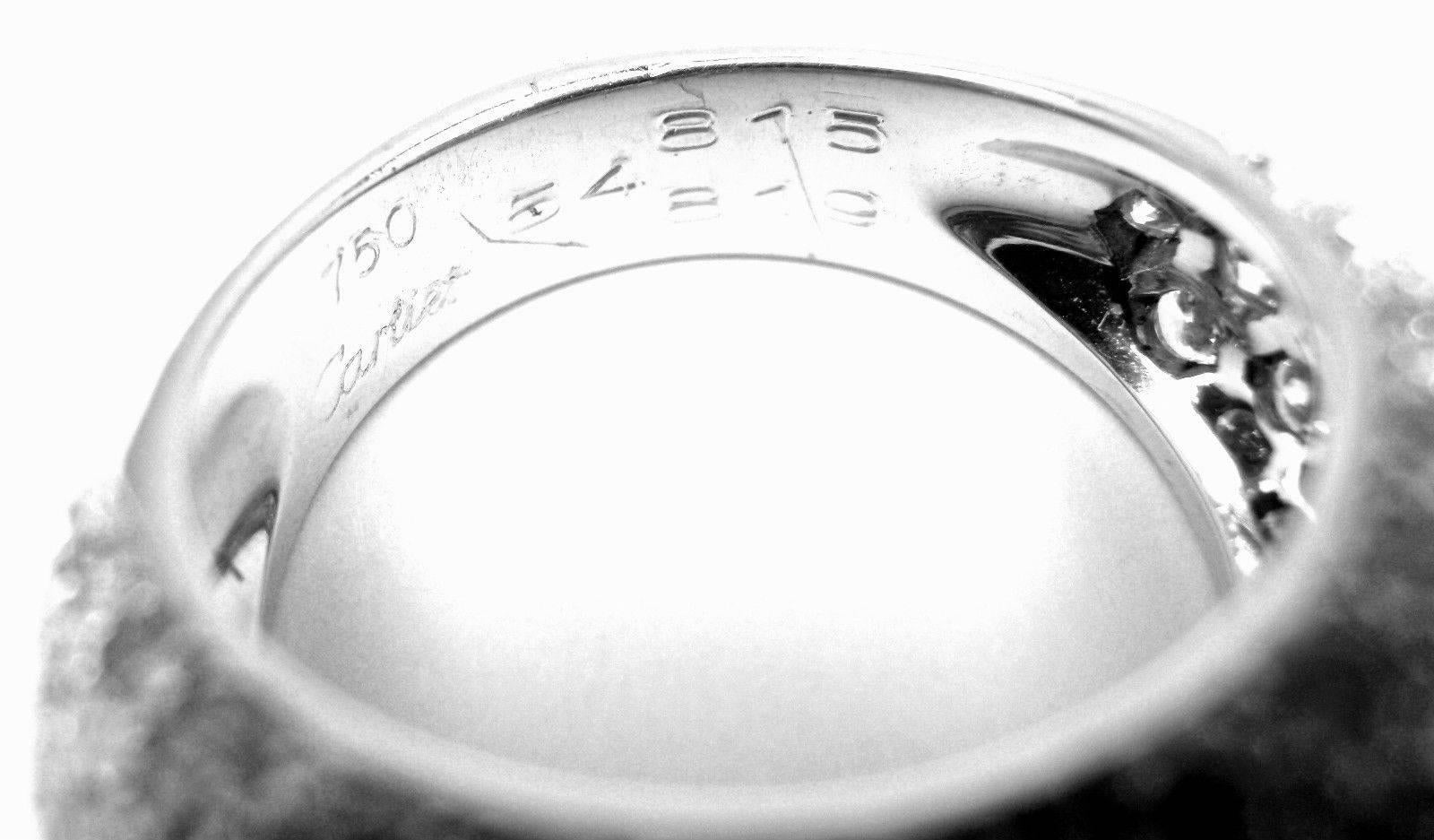 Cartier Juliette Zuchtperlen-Diamant-Goldring im Zustand „Neu“ in Southampton, PA