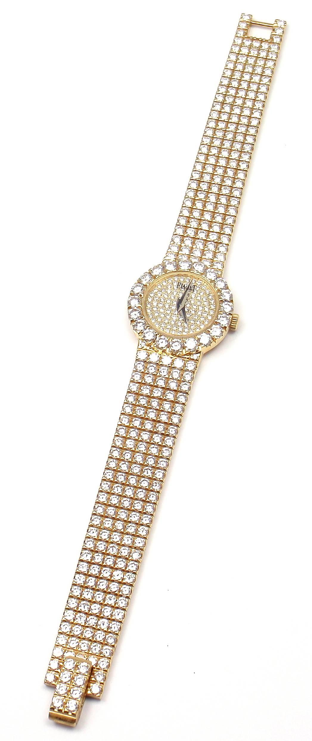 Piaget Lady's Yellow Gold Diamond Classique Quartz Wristwatch In New Condition In Southampton, PA