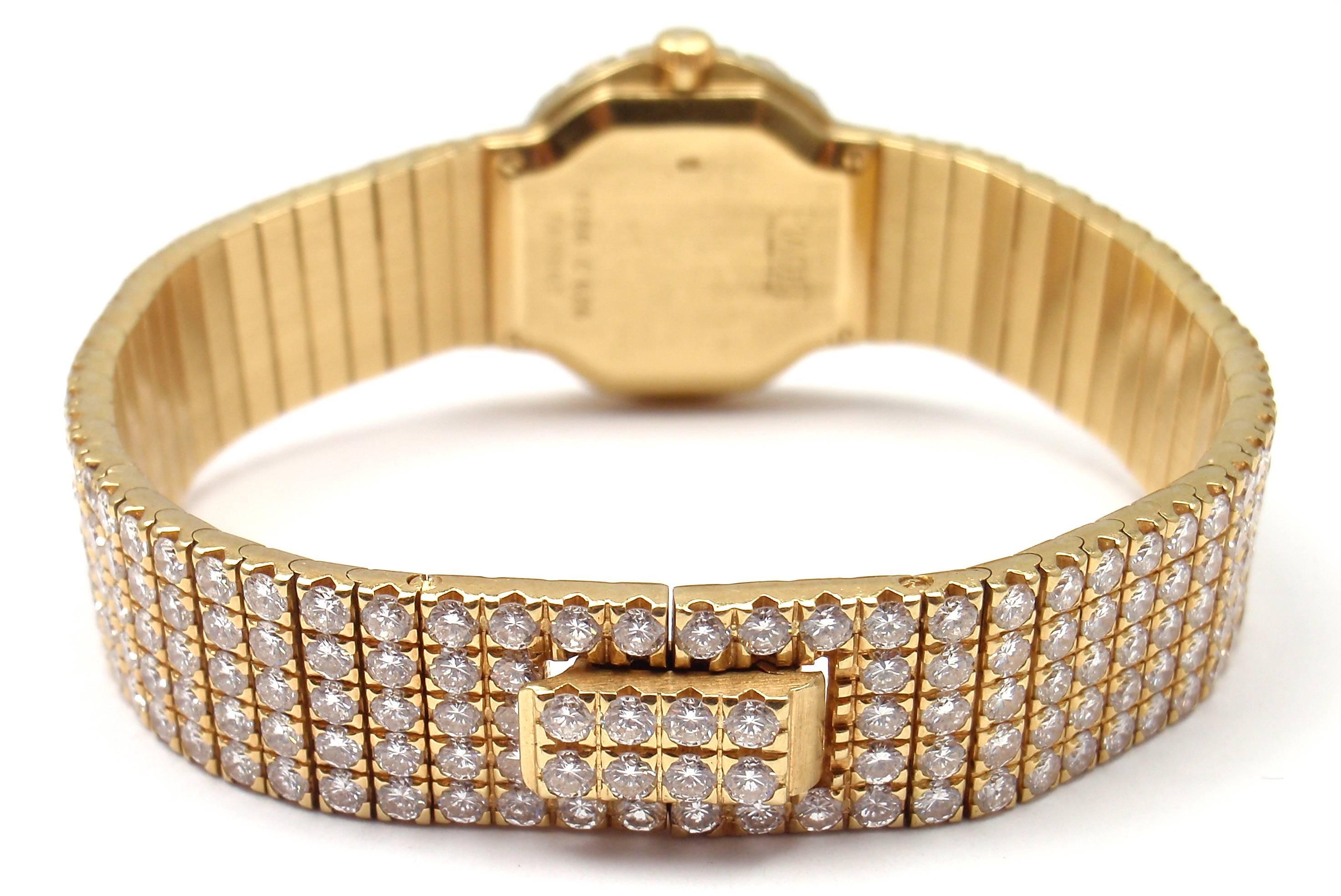 Piaget Lady's Yellow Gold Diamond Classique Quartz Wristwatch 5