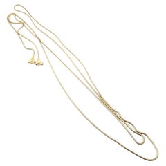 Tiffany & Co. 51" extra lange Halskette aus Gelbgold in Ginkgo-Farbe