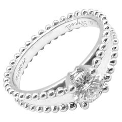 Van Cleef & Arpels Estelle Solitärring aus Platin mit Diamant
