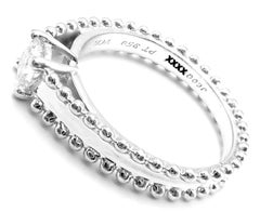 Van Cleef & Arpels Estelle Solitärring aus Platin mit Diamant
