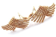 Tiffany & Co Jean Schlumberger Yellow Gold Rope Earrings