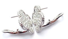 Van Cleef & Arpels White Gold Magic Alhambra Diamond Earrings