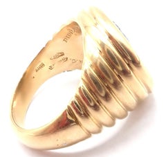 Bague-sceau Bulgari « Monete » en or, style antique