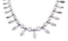 Bvlgari Bulgari Halskette „Lucea“ aus Weißgold mit Diamanten