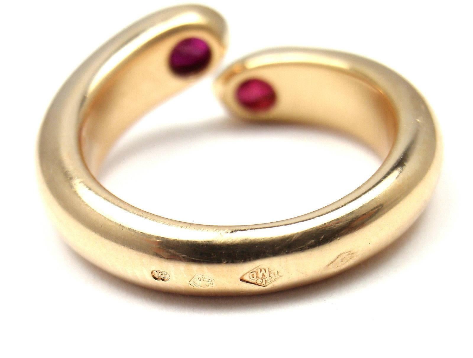 cartier ruby ring