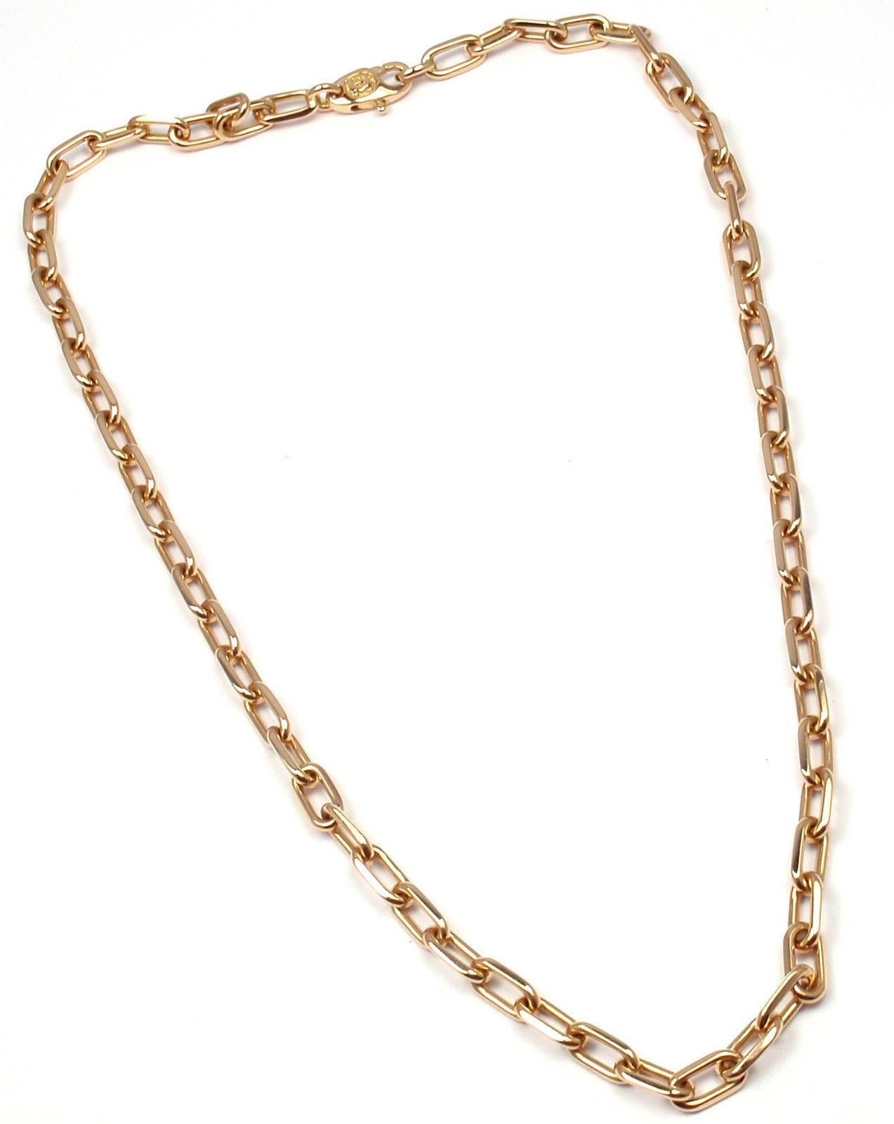 cartier chain link necklace