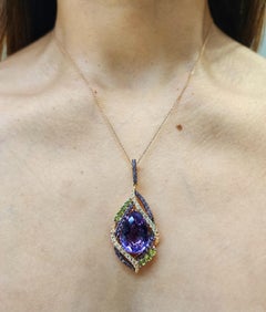 Le Vian Crazy Collection Multi-Stone Pendant in 14k Rose Gold