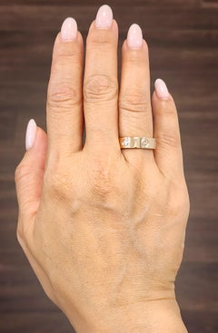 Cartier Love Ring, Classic Model, 3 Diamonds in 18k Rose Gold