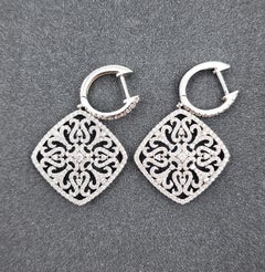 Pendientes Colgantes de Diamantes de 2.18 ct