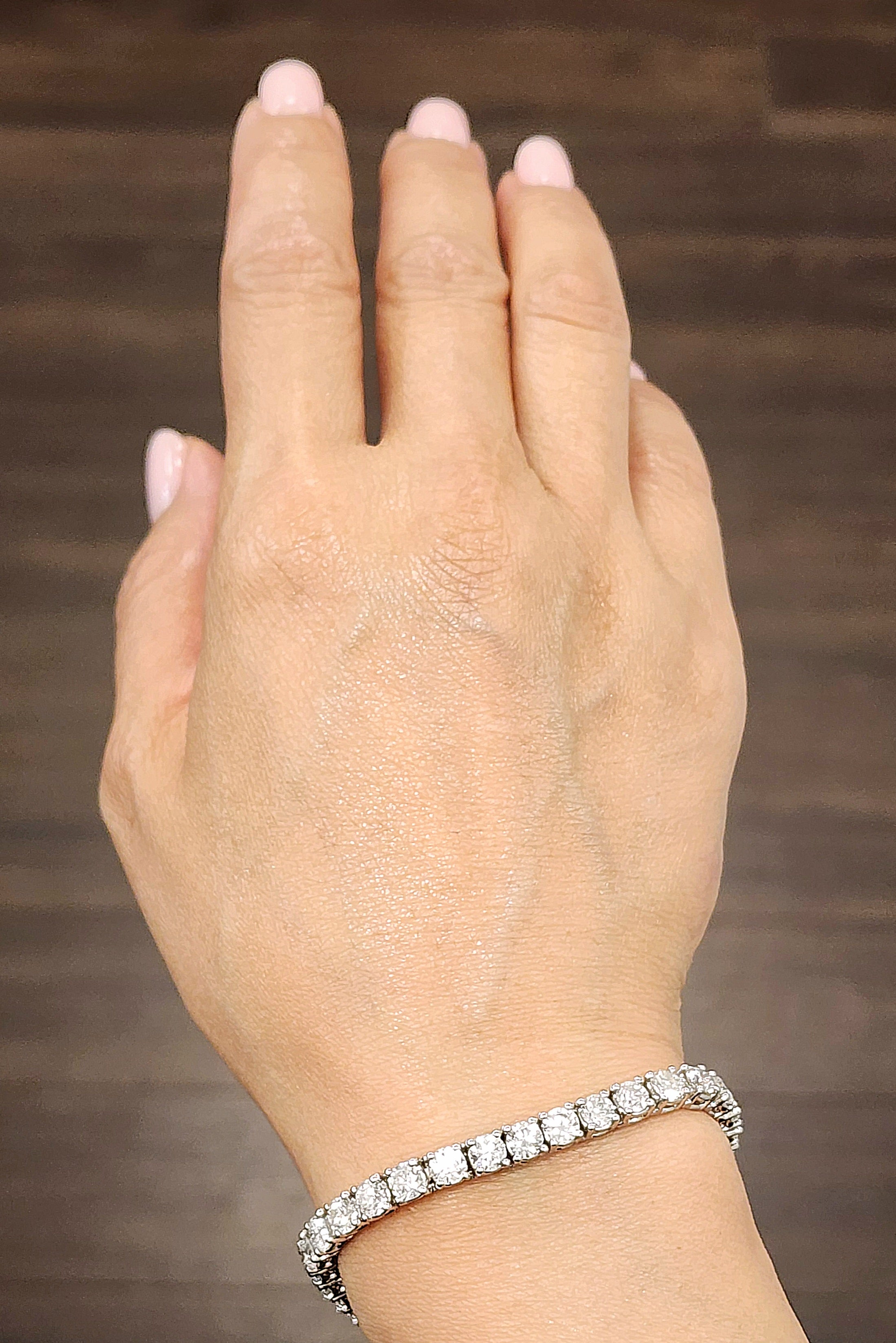 12.43 ct Diamond Tennis Bracelet