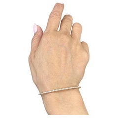 Bracelet flexible en diamant de 1,77 ct