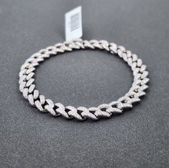 2.57 ct Cuban Link Diamond Bracelet