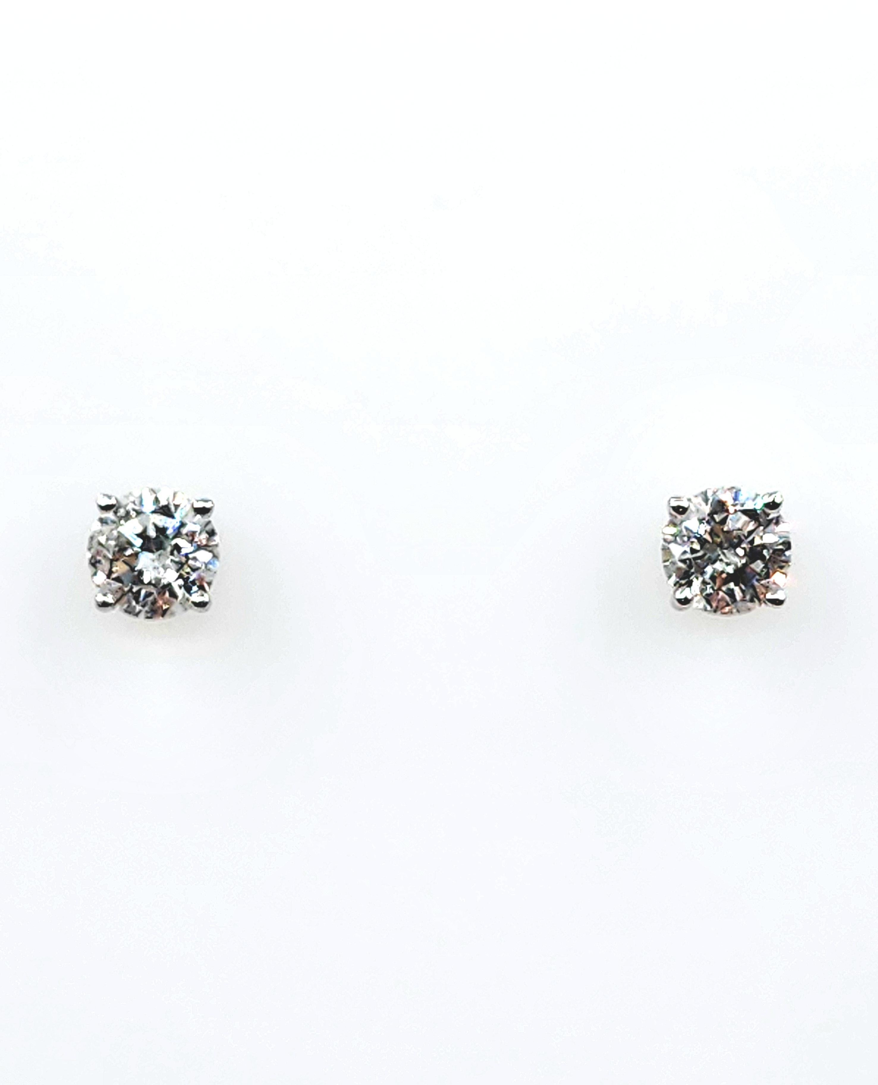 Boucles d'oreilles en diamant de 1.45 ct en vente 3