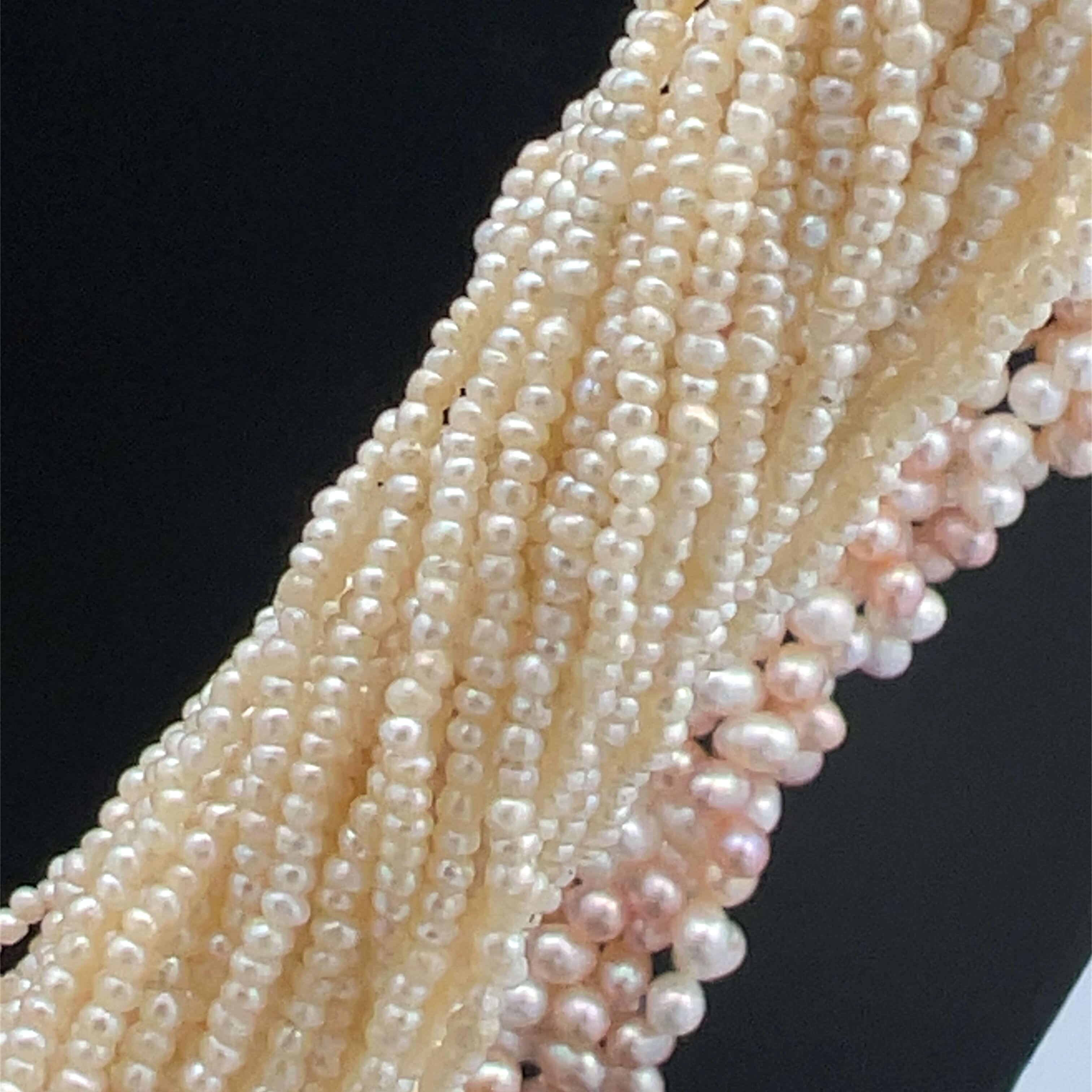 Collana di perle e diamanti di Ann Middleton, circa anni '80 in vendita 1