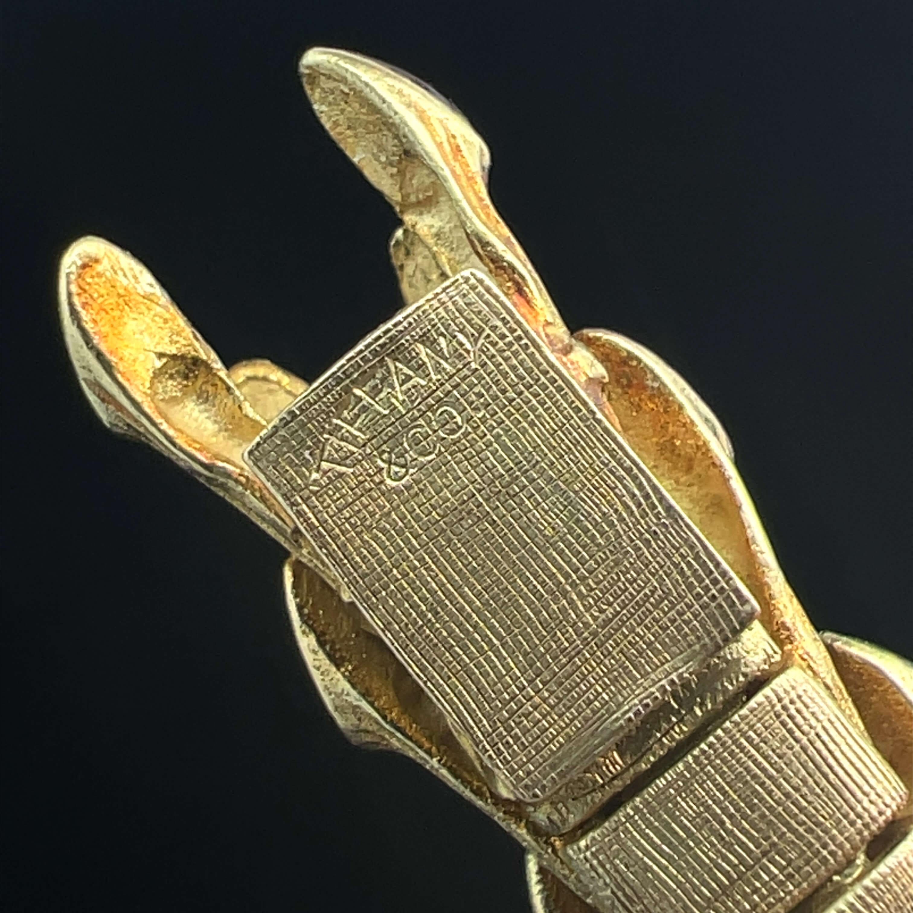 Tiffany & Co. Pulsera de escamas de dragón esmaltadas Circa 1960 en venta 2