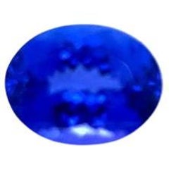 Vintage 9.81 Carat Natural Tanzanite Oval Cut AAA Excellent Quality Loose Gemstone