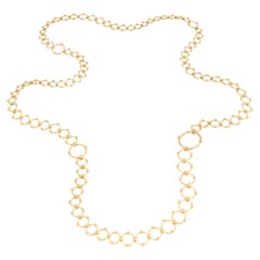 Collier Tiffany & Co. en or jaune 18 carats à maillons en perles assorties, 31"