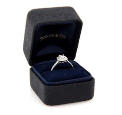 Tiffany & Co. Soleste Diamond Platinum Ring Size 6