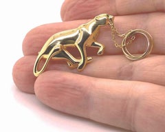 Cartier Cartier Trinity Panther 1 Trinity 18k Tri-Color Gold Dangle Charm Brooch