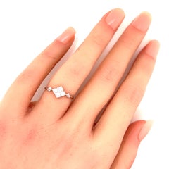 Cartier Hindu 18k White Gold & Diamond Floral Ring w/Cert Size US 5 EU 50
