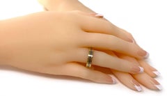 Cartier Vendome Louis 18k Tri-Color Gold Band Ring w/Paper Size US 7.5 EU 56