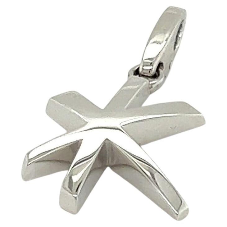 Cartier Shooting Star 18k White Gold Charm Pendant
