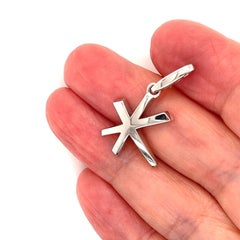 Cartier Shooting Star 18k White Gold Charm Pendant