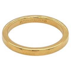Tiffany & Co. Novo 18k Yellow Gold Band Ring Size 4