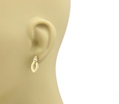Cartier Diadea Diamond 18k Yellow Gold Earrings w/Paper