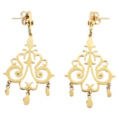 Tiffany & Co. Enchant Chandelier 18k Yellow Gold Dangle Earrings