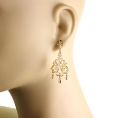 Tiffany & Co. Enchant Chandelier 18k Yellow Gold Dangle Earrings