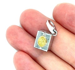 Cartier Gift Box Double C 18k Two-Tone Gold Charm Pendant