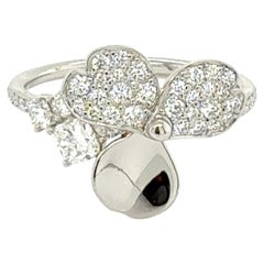 Tiffany & Co. Paper Flowers Diamond Platinum Ring Size 7