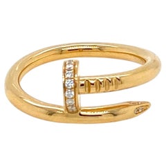Cartier Juste un Clou Classic Diamant-Ring aus 18 Karat Gelbgold, zertifizierte Größe 10 (EU 62)