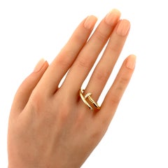 Cartier Juste un Clou Classic Diamant-Ring aus 18 Karat Gelbgold, zertifizierte Größe 10 (EU 62)