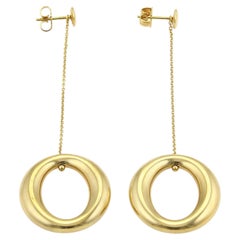 Tiffany & Co. Elsa Peretti Sevillana 18k Yellow Gold Drop Dangle Earrings