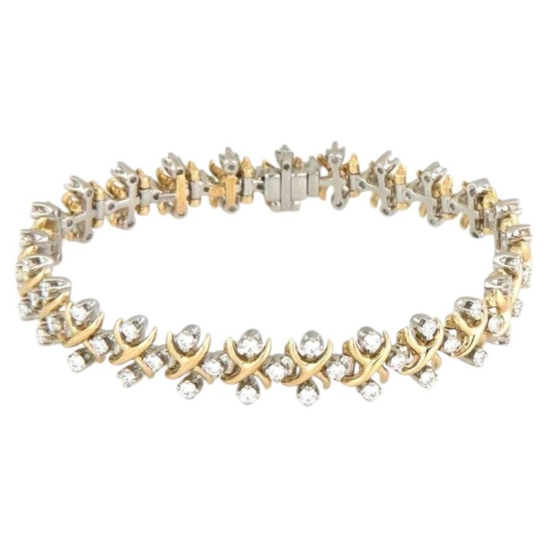 Schlumberger for Tiffany and Co. Sixteen Stone Diamond Bracelet, 7