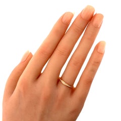 Cartier Diamond d'Amour 18k Rose Gold Ring w/Cert Size 4.5 EU 48