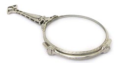 Art Deco Tiffany & Co. Platinum Folding Lorgnette Magnifying Glasses
