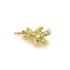 Tiffany & Co. Teddy Bear 18k Yellow Gold Charm Pendant