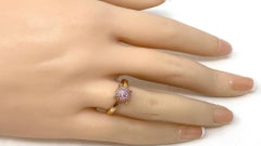 Tiffany & Co. Picasso Sugar Stacks Pink Sapphire 18k Rose Gold Ring Size 6