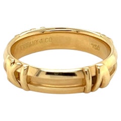 Tiffany & Co. Atlas 18k Yellow Gold Band Ring Size 5.5