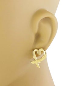 Tiffany & Co. Picasso Loving Hearts 18k Yellow Gold Earrings