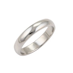 Tiffany & Co. Platinum 4mm Dome Wedding Band Ring Size 11