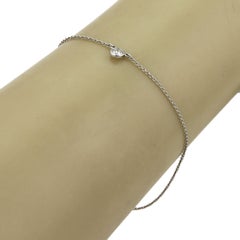 Tiffany & Co. Elsa Peretti Diamonds By The Yard Platinum Chain Bracelet 8.5"